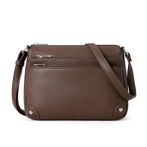 Medium Crossbody Bag, Coffee