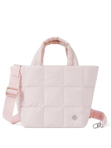 Mini Puffer Crossbody Bag, Pink (8.7 in)