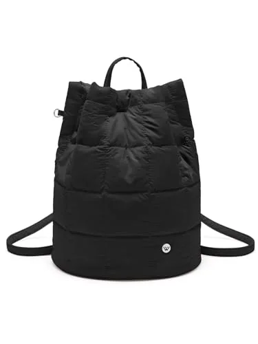 Small Puffer Backpack, Black