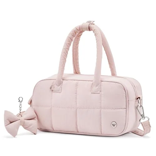 Puffer Makeup Bag, Pink (11 in)