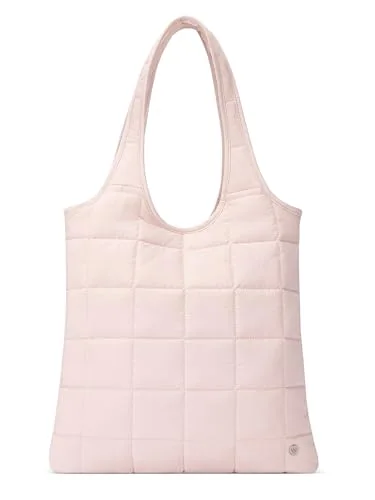 Puffer Hobo Bag, Pink (16.9 in)