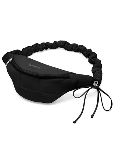 Small Puffer Belt Bag, Black