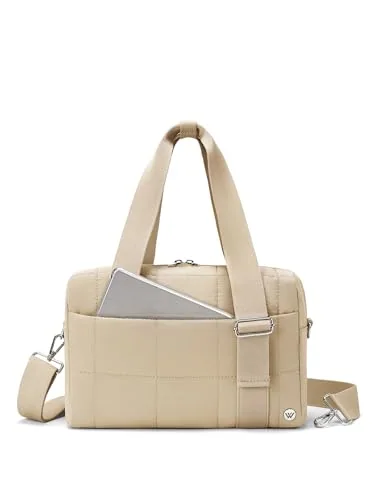 Mini Puffer Duffle Bag, Khaki