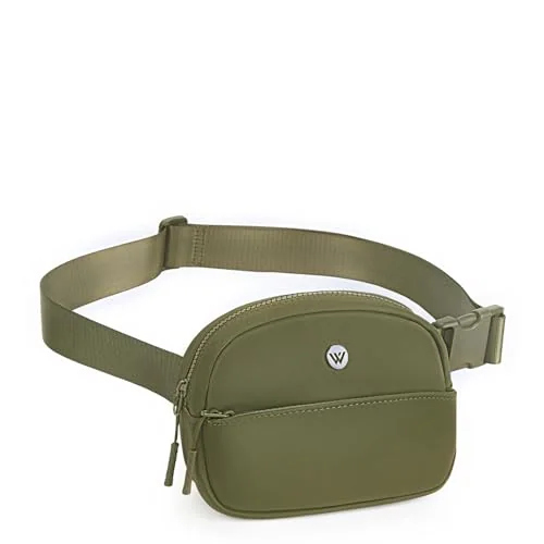 Small Nylon Belt Bag, Green